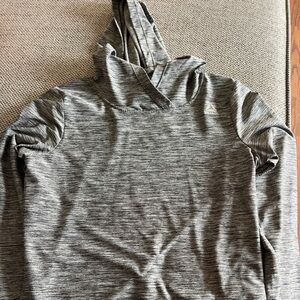 Reebok Gray Long Sleeve Workout Top